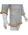 Chain mail Hauberk Butted Steel Armour XL Shirt Chest 45 image 5