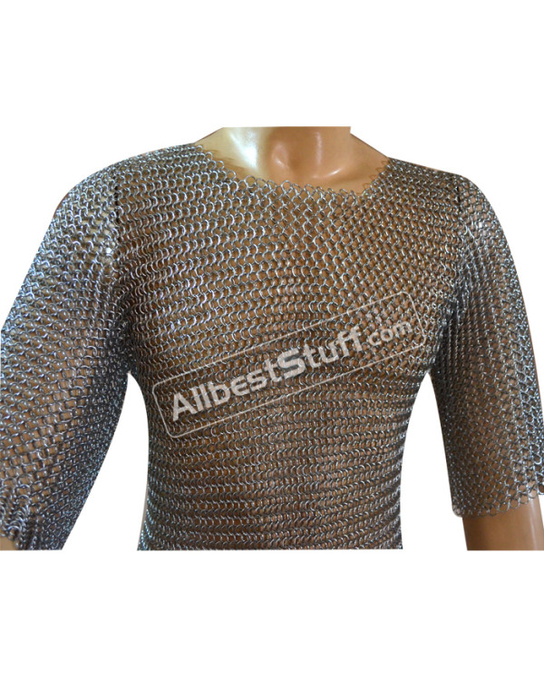 Small Kids Chain Mail Shirt Butted Chest 20 Length 24