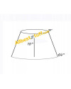 Dense Ring 6 MM Flat Riveted Alternating Solid Ring Aventail image 1
