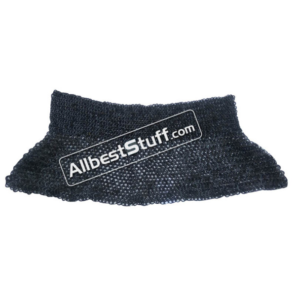 Dense Ring 6 MM Flat Riveted Alternating Solid Ring Aventail