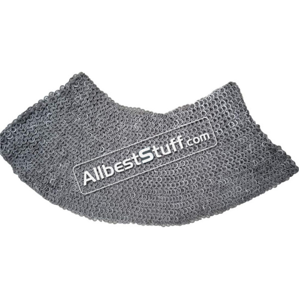 8 mm Aventail Flat Riveted Flat Solid Ring Chain Mail Camail