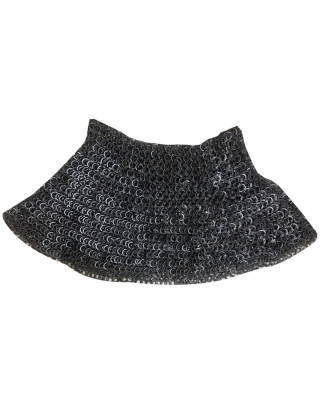 Strong 16 Gauge Flat Riveted Solid Washer Chain Mail Camail