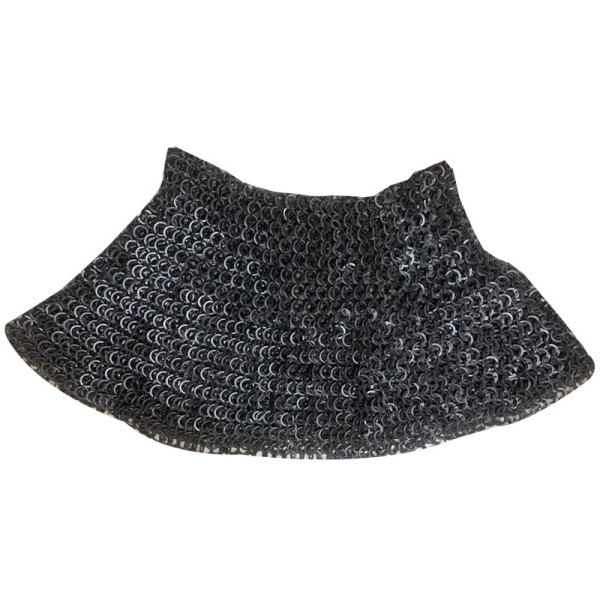 Strong 16 Gauge Flat Riveted Solid Washer Chain Mail Camail