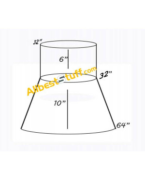 Original Brass Chain Mail Camail Made with Butted Brass Medium