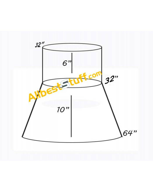 Round Riveted Aventail Made of Aluminum 10 mm Rings Medium