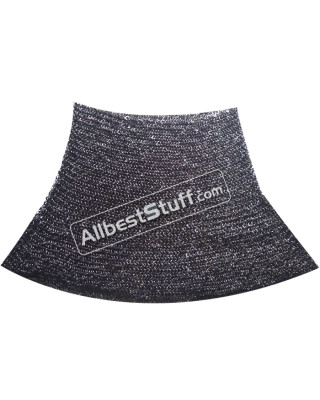 Full Flat Riveted Dome Large Chain Mail Aventail 8 mm