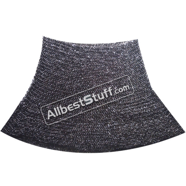 Full Flat Riveted Dome Large Chain Mail Aventail 8 mm