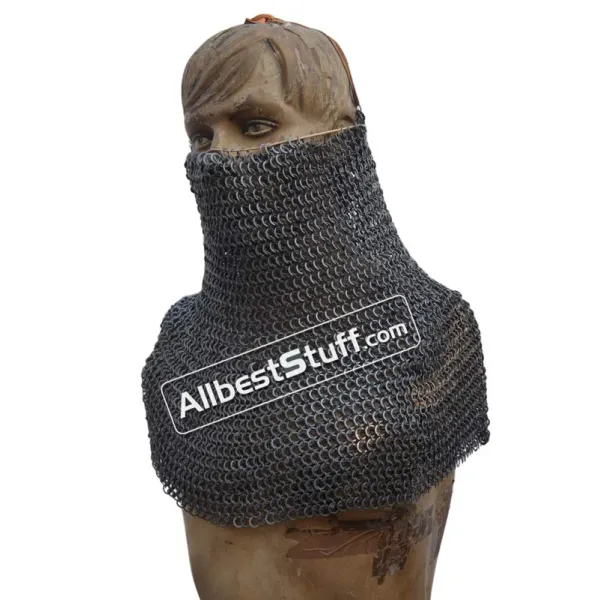 Chain Mail Camail Round Riveted Heavy 16 Gauge Medium