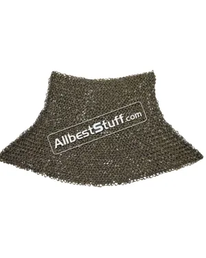 Original Brass Riveted Chain Mail Aventail Round Riveted Rings Medium