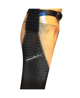Butted Chain Mail Chausses Medium 16 Gauge 10 MM
