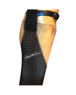 Butted Chain Mail Chausses Medium 16 Gauge 10 MM