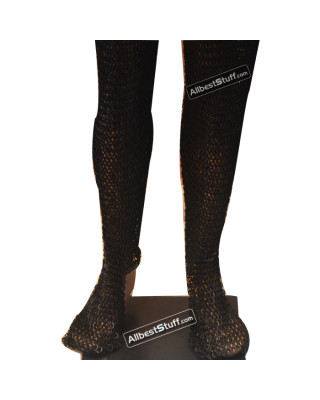 Dense Chain Mail Leg Protection Medium Chausses 6 MM