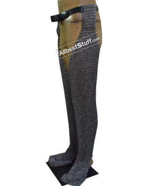 Flat Riveted Large Maille Chausses Light Weight Aluminum