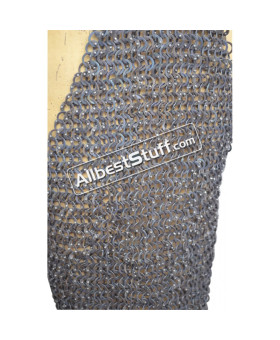 Flat Riveted Stainless Steel Chainmail Chausses Length 38