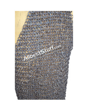 Flat Riveted Stainless Steel Chainmail Chausses Length 38