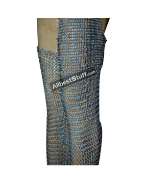 Large Butted Maille Legging 16 Gauge Leg Protection