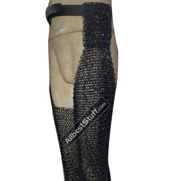 Round Riveted 8 MM Chain Maille Chausses 17 Gauge