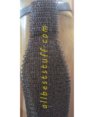 Round Riveted Flat Solid Legging 9 MM 16 Gauge