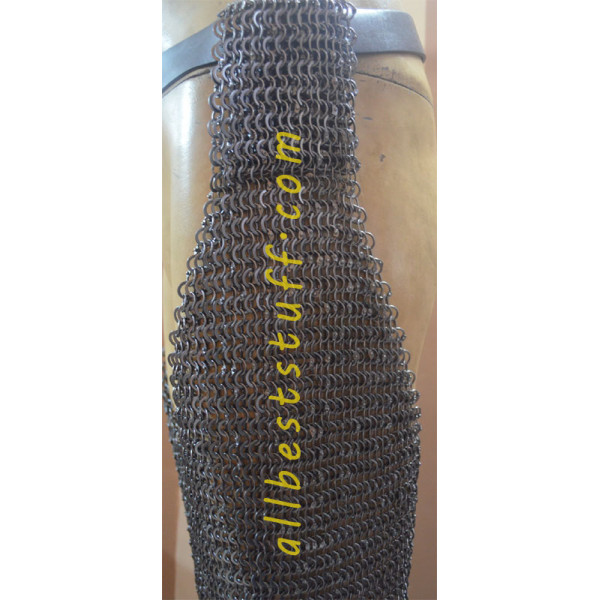 Round Riveted Flat Solid Legging 9 MM 16 Gauge