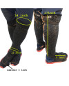 6 MM Back Slit Half Chain Mail Legging Flat Riveted and Solid Ring image 2