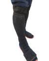 6 MM Back Slit Half Chain Mail Legging Flat Riveted and Solid Ring image 3
