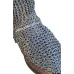 Chainmail Chausses 8 mm Flat Ring Integrated Leather Shoe
