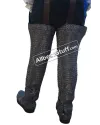 Chainmail Chausses 8 mm Flat Ring Integrated Leather Shoe image 4