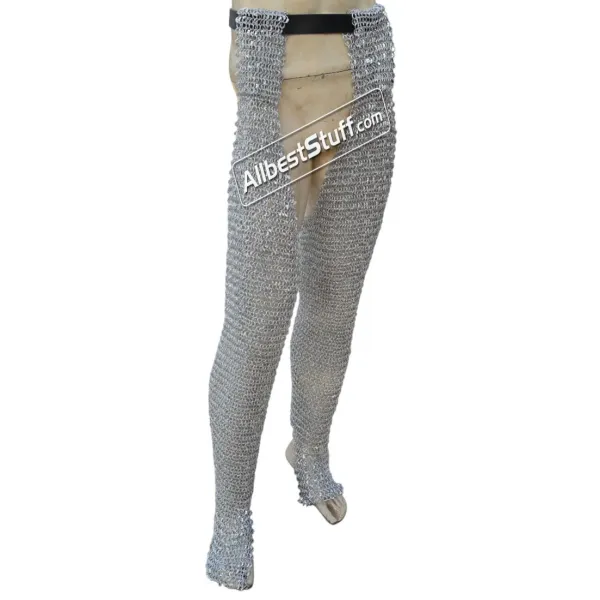 Round Riveted Aluminium Chausses Pin Riveted Large Length 38