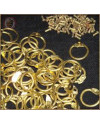 Round Riveted Brass Legging Dome Riveted Brass Chausses image 1