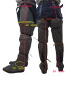 Titanium Chain Mail Legging Flat Ring integrated Leather Shoe image 6