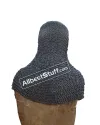 13th Century Hood Round Riveted Ring Chainmail Coif image 9
