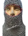 13th Century Hood Round Riveted Ring Chainmail Coif image 11