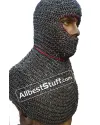 13th Century Hood Round Riveted Ring Chainmail Coif image 1