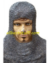 6 mm Round Riveted Flat Washer Chainmail Coif image 2
