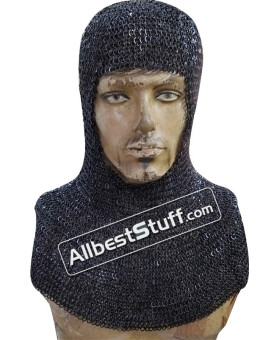 6 mm Round Riveted Flat Washer Chainmail Coif