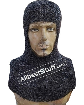 6 mm Round Riveted Flat Washer Chainmail Coif