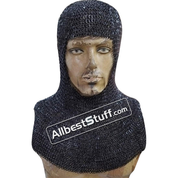 6 mm Round Riveted Flat Washer Chainmail Coif