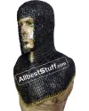 9 MM Full Flat Riveted Dome Riveted Chain Mail Hood image 7