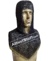 9 MM Full Flat Riveted Dome Riveted Chain Mail Hood image 8