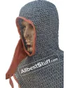 Aluminium Flat Riveted Chain Mail Hood image 1
