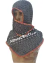 Aluminium Flat Riveted Chain Mail Hood image 2