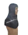 Chain Mail Hood Flat Wedge Riveted Alternate Solid Coif image 2
