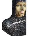 Chain Mail Hood Flat Wedge Riveted Alternate Solid Coif image 3