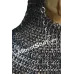 Chain Mail Hood Flat Wedge Riveted Alternate Solid Coif