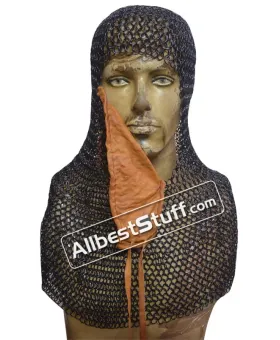 Chain Maille Hood Coif Butted Rings 10 mm