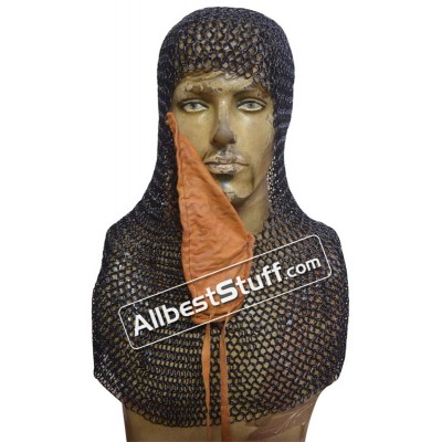 Chain Maille Hood Coif Butted Rings 10 mm