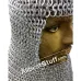 Flat Riveted Flat Solid Aluminum Chain Mail Hood