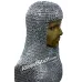 Flat Riveted Flat Solid Aluminum Chain Mail Hood