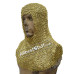 Solid Brass Maille Coif Exclusive Flat Riveted Brass Hood