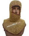 Original Brass Maille Hood Round Riveted Rings 16 Gauge image 5